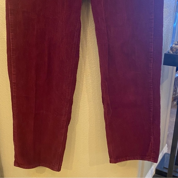 EMPYRE Relax Maroon Corduroy Jeans Skate Pants Size 32 - Picture 4 of 8